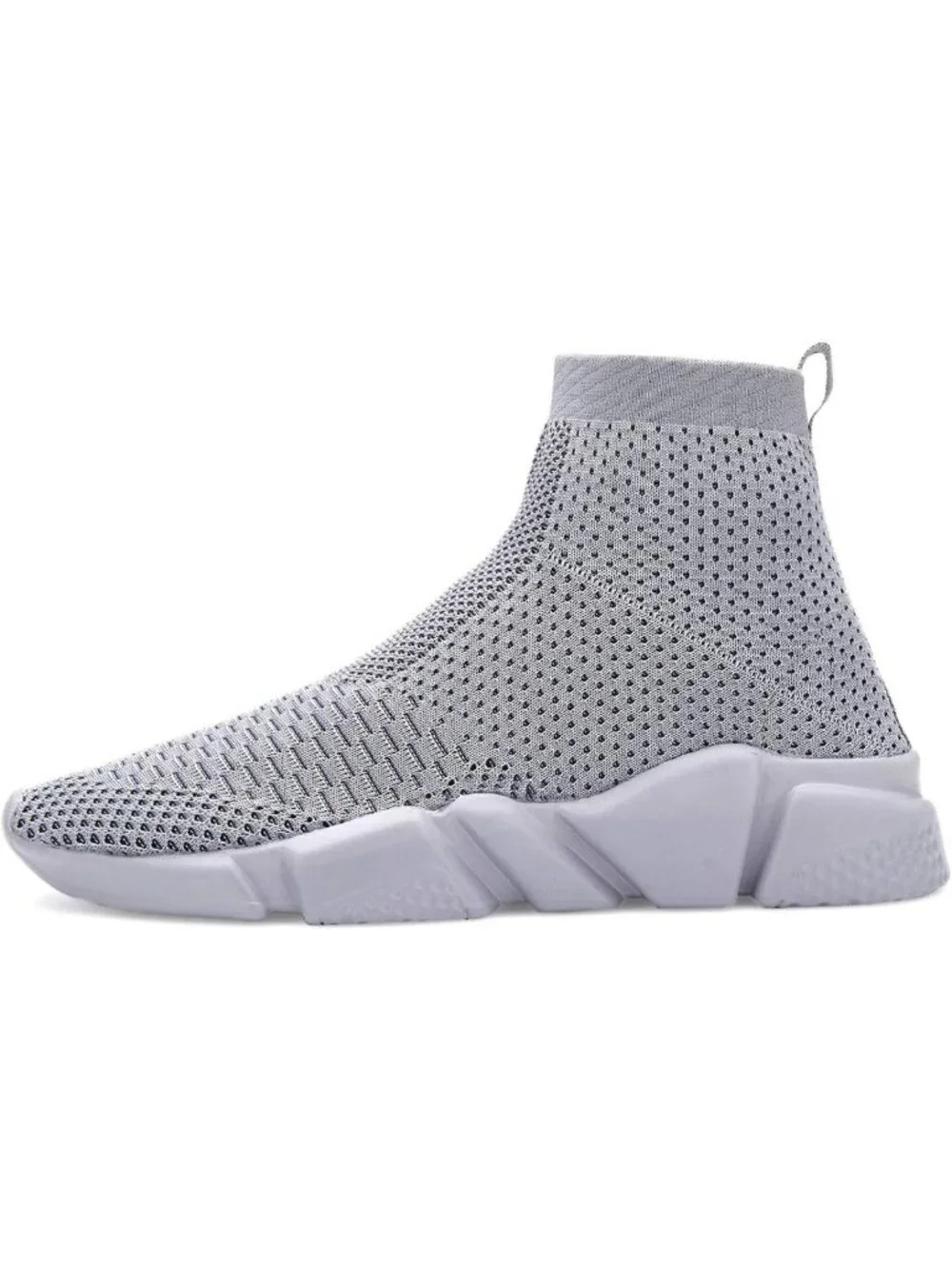 Breathable High Top Sock Shoes for Boys & Girls - Slip-On Knit Sneakers